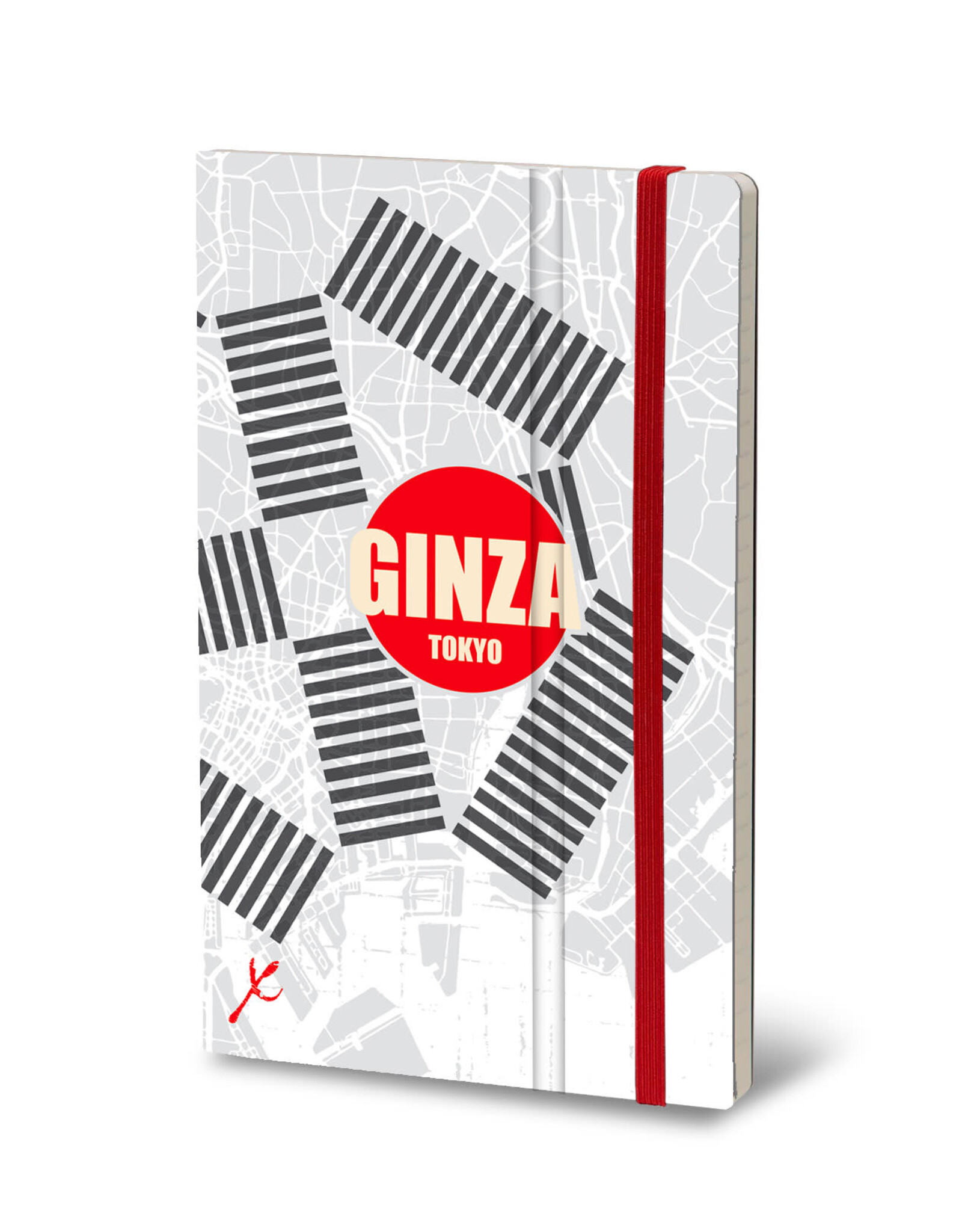 Giuliano Mazzuoli CLEARANCE Stifflex Notebook,  13 X 21 Cm,Tokyo - Ginza