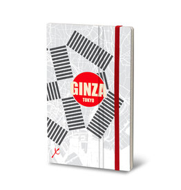 Giuliano Mazzuoli CLEARANCE Stifflex Notebook,  13 X 21 Cm,Tokyo - Ginza