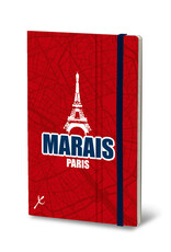 Giuliano Mazzuoli CLEARANCE Stifflex Notebook,  13 X 21 Cm,Paris - Marais