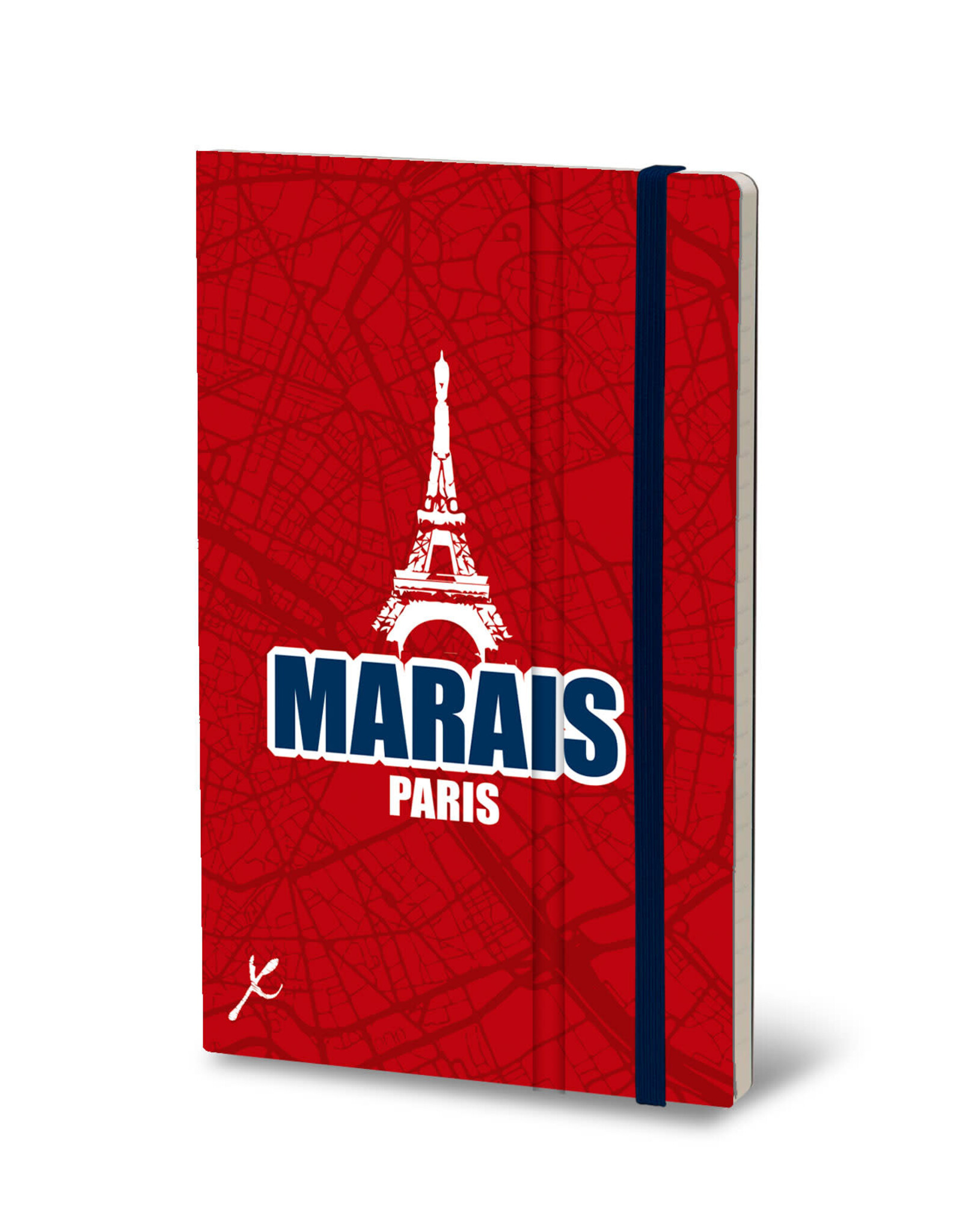 Giuliano Mazzuoli CLEARANCE Stifflex Notebook,  13 X 21 Cm,Paris - Marais