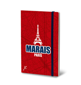 Giuliano Mazzuoli CLEARANCE Stifflex Notebook,  13 X 21 Cm,Paris - Marais