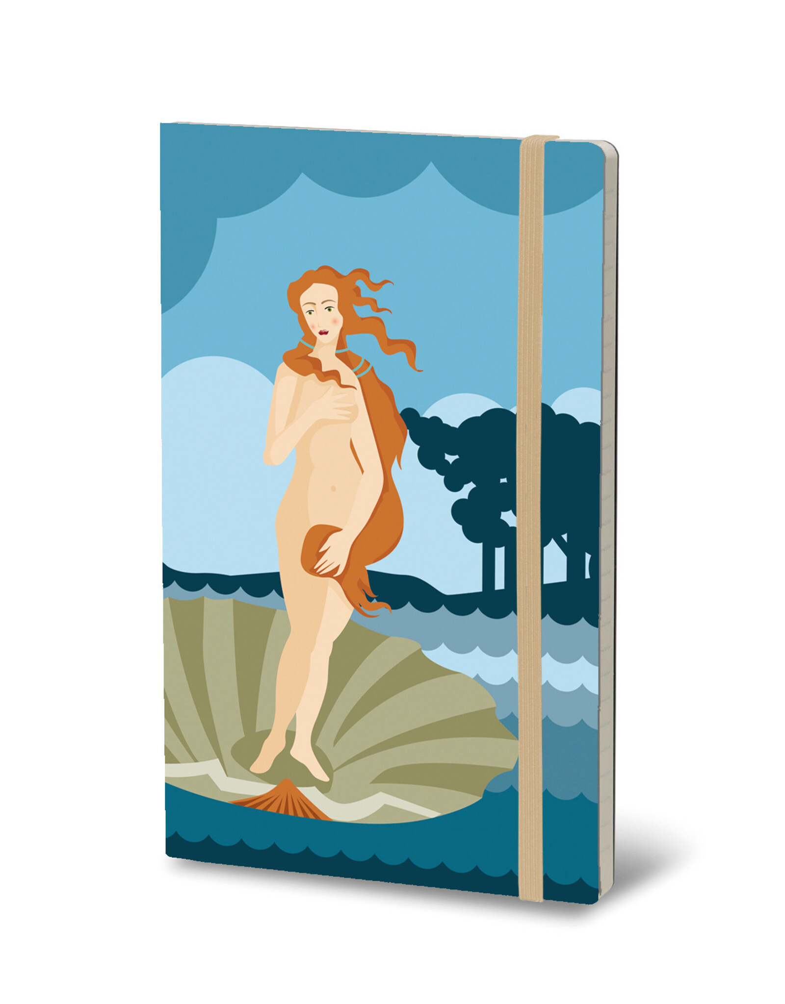 Giuliano Mazzuoli CLEARANCE Stifflex Notebook,  13 X 21 Cm,Botticelli