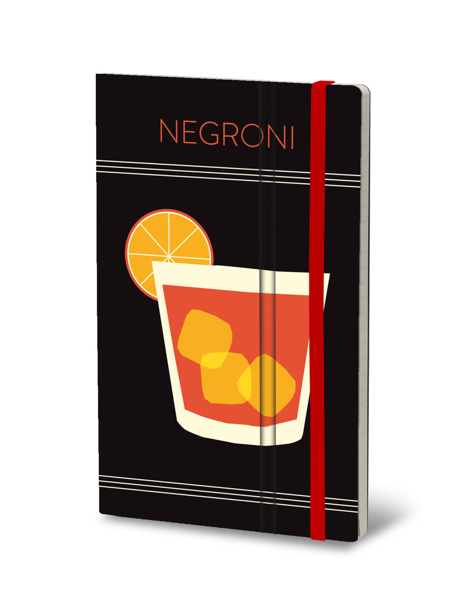 Giuliano Mazzuoli CLEARANCE Stifflex Notebook,  13 X 21 Cm, Negroni