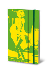 Giuliano Mazzuoli CLEARANCE Stifflex Notebook,  13 X 21 cm, Yellow-Green Giuliano Mazzuoli CLEARANCE Stifflex Notebook,  13 X 21 cm, Yellow-Green