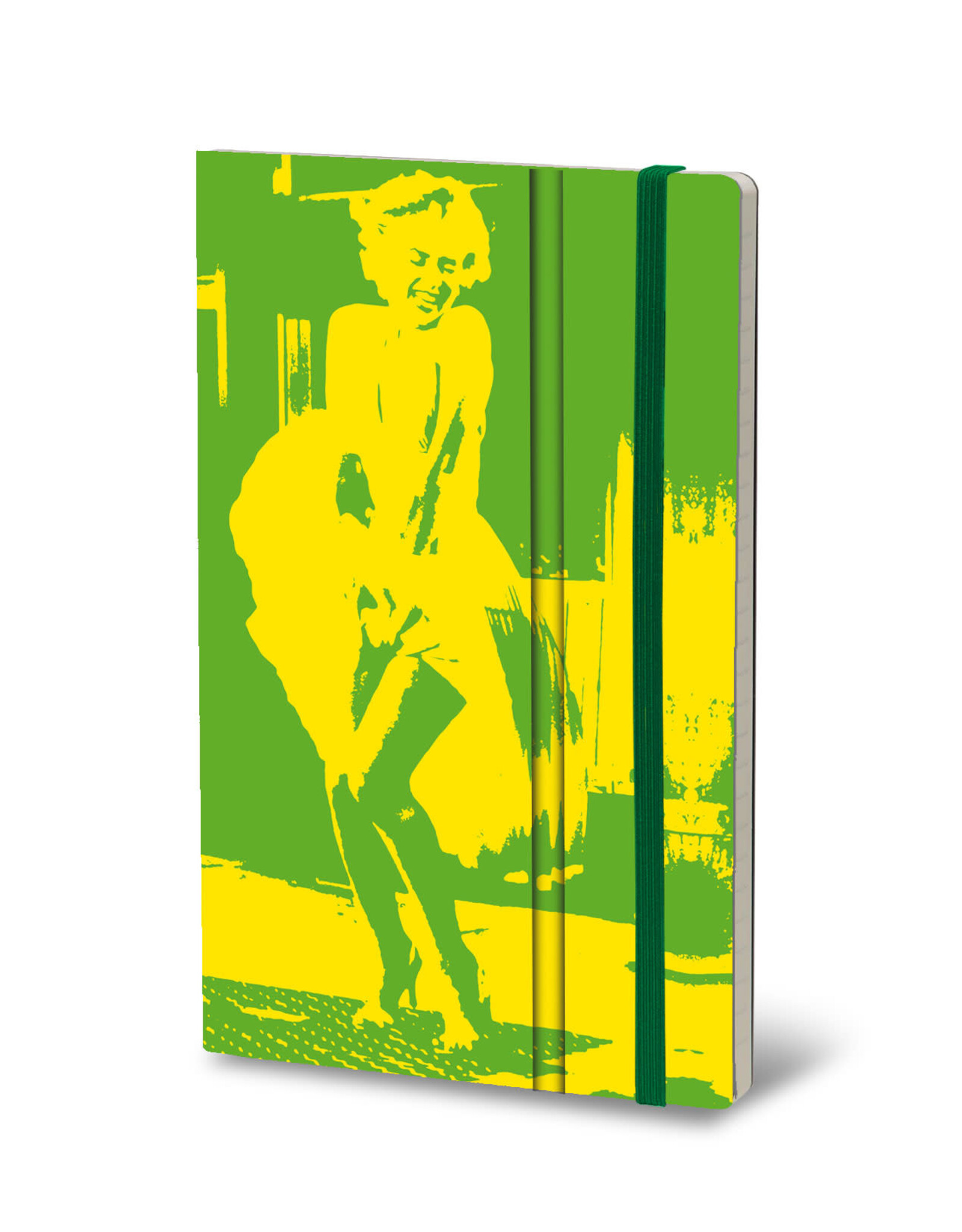 CLEARANCE Stifflex Notebook,  13 X 21 cm, Yellow-Green