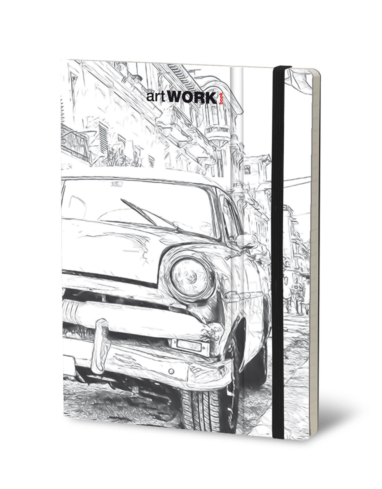 CLEARANCE Stifflex Sketchbook, 15 X 21 cm, Havana