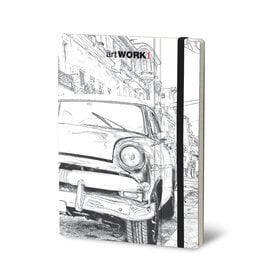 CLEARANCE Stifflex Sketchbook, 15 X 21 cm, Havana