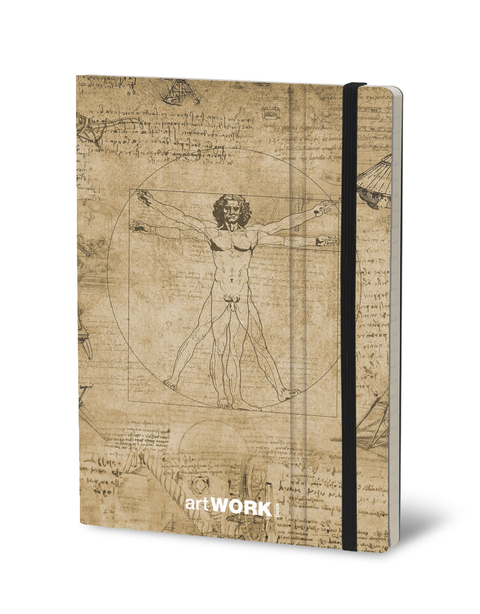 Giuliano Mazzuoli Stifflex Sketchbook, 15 X 21 cm, Leonardo Da Vinci