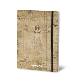 Giuliano Mazzuoli Stifflex Sketchbook, 15 X 21 cm, Leonardo Da Vinci
