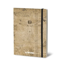 Giuliano Mazzuoli Stifflex Sketchbook, 15Cm X 21Cm, Leonardo Da Vinci