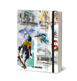 Giuliano Mazzuoli Stifflex Sketchbook, 19 X 25 cm, Composition 1