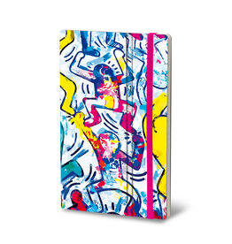 CLEARANCE Stifflex Notebook,  13 X 21 cm, Haring