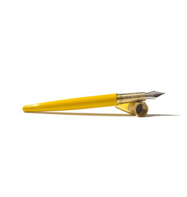 Ferris Wheel Press Brush Fountain Pen, Sunset Yellow (F)