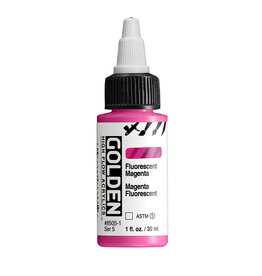 Golden Golden High Flow Acrylics, Fluorescent Magenta 1oz