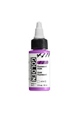 Golden Golden High Flow Acrylics, Fluorescent Violet 1oz
