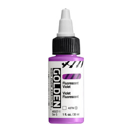 Golden Golden High Flow Acrylics, Fluorescent Violet 1oz