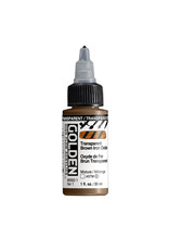 Golden Golden High Flow Acrylics, Transparent Brown Iron Oxide 1oz