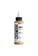 Golden Golden High Flow Acrylics, Raw Sienna 4oz