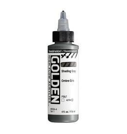 Golden Golden High Flow Acrylics, Transparent Shading Gray 4oz