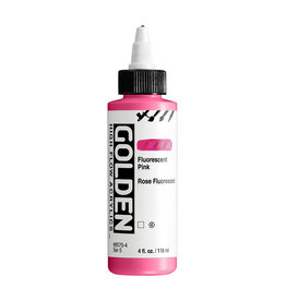 Golden Golden High Flow Acrylics, Fluorescent Pink 4oz