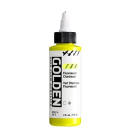 Golden Golden High Flow Acrylics, Fluorescent Chartreuse 4oz