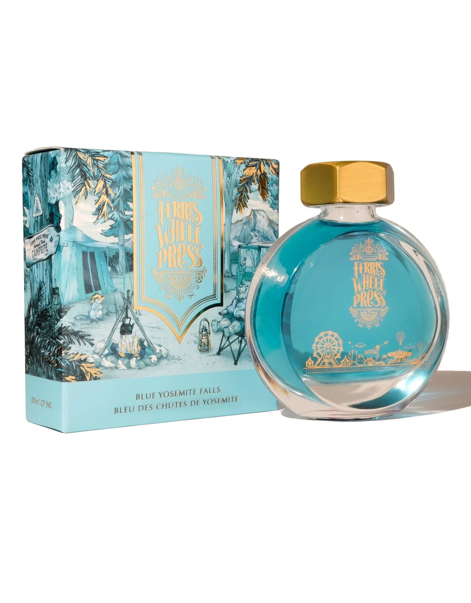 Ferris Wheel Press FWP Everyday Inks, Blue Yosemite Falls 38ml