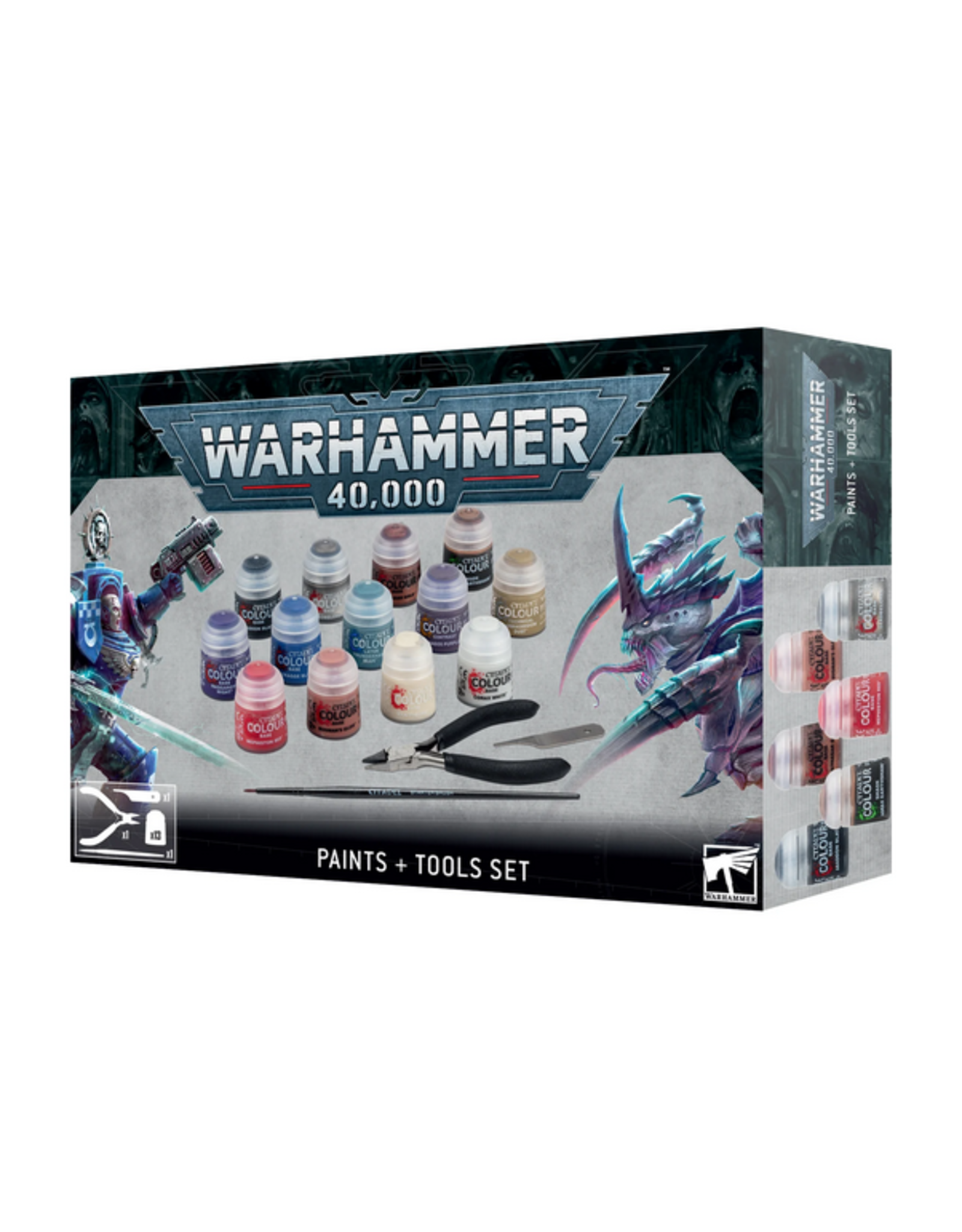 Games Workshop Warhammer 40,000 Tools and Paint Set