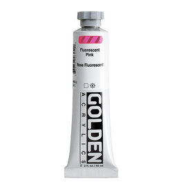 Golden Golden Heavy Body Acrylic Paint, Fluorescent Pink, 2oz