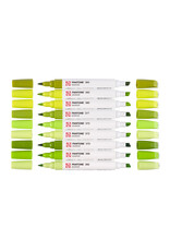 Pantone Talens Pantone Marker, Green Yellow Set of 9