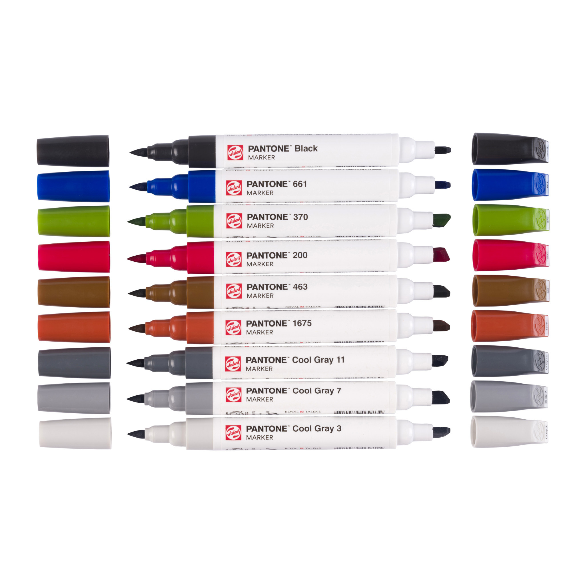 Pantone Dual Tip Markers - Cool Gray, Set of 3