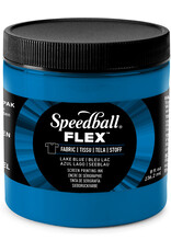 SPEEDBALL ART PRODUCTS Speedball FLEX Fabric Screen Printing Ink, Lake Blue, 8oz