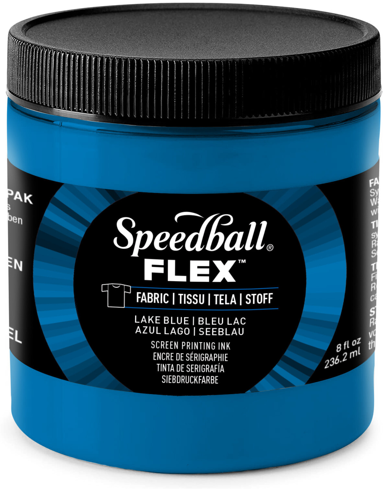 SPEEDBALL ART PRODUCTS Speedball FLEX Fabric Screen Printing Ink, Lake Blue, 8oz
