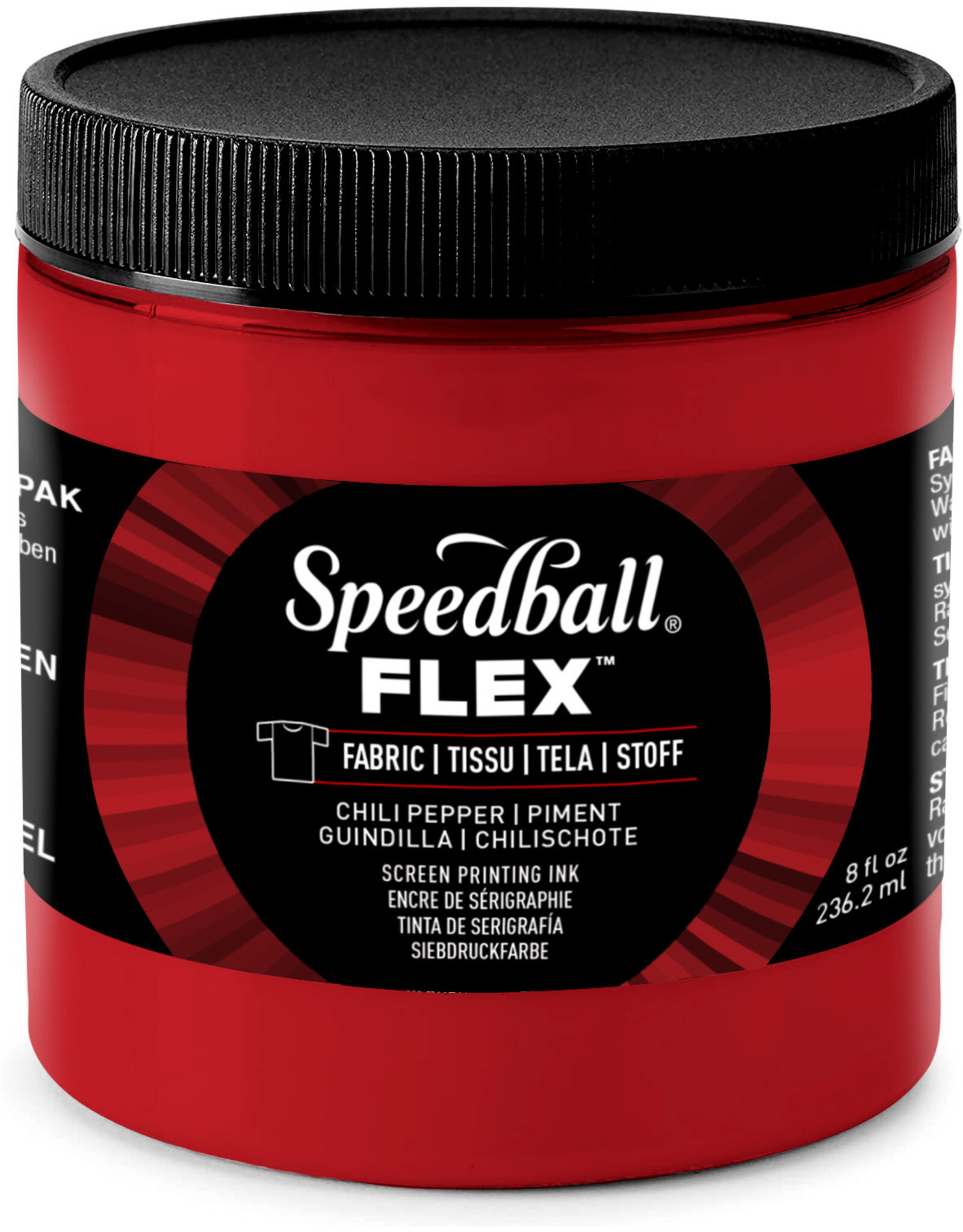 SPEEDBALL ART PRODUCTS Speedball FLEX Fabric Screen Printing Ink, Chili Pepper, 8oz