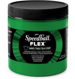 SPEEDBALL ART PRODUCTS Speedball FLEX Fabric Screen Printing Ink, Spring Green, 8oz