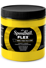 SPEEDBALL ART PRODUCTS Speedball FLEX Fabric Screen Printing Ink, Canary, 8oz