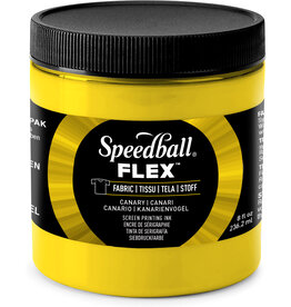 SPEEDBALL ART PRODUCTS Speedball FLEX Fabric Screen Printing Ink, Canary, 8oz