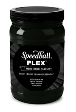 SPEEDBALL ART PRODUCTS Speedball FLEX Fabric Screen Printing Ink, Ebony, 32oz