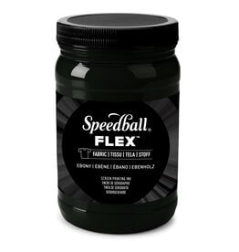 SPEEDBALL ART PRODUCTS Speedball FLEX Fabric Screen Printing Ink, Ebony, 32oz