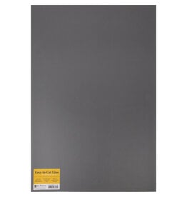 Jack Richeson Jack Richeson Easy-to-Cut Unmounted Linoleum, 12” x 18”, Grey