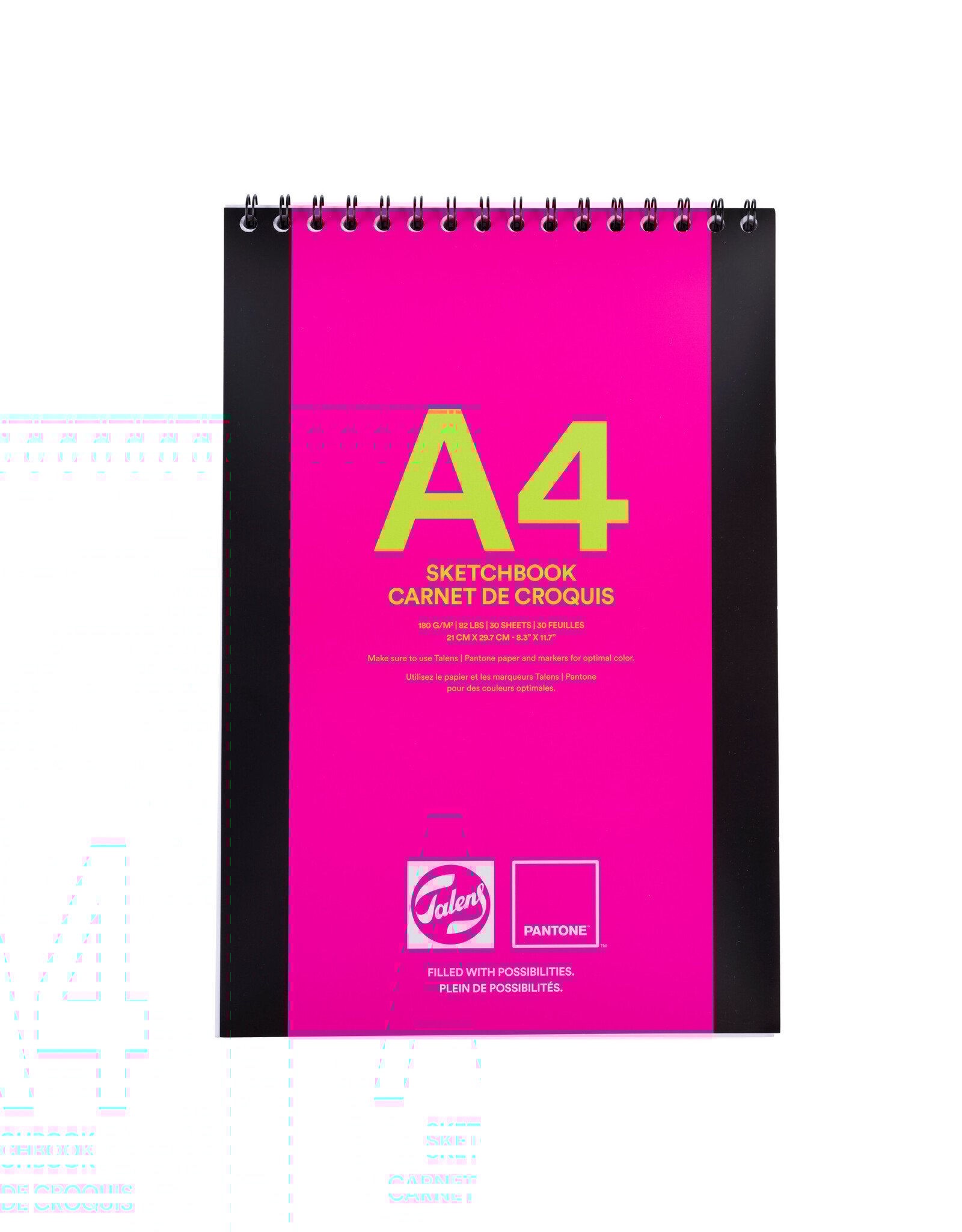 Talens Pantone Sketchbook A4 (21 x 29.7 cm / 8.3” x 11.7”)