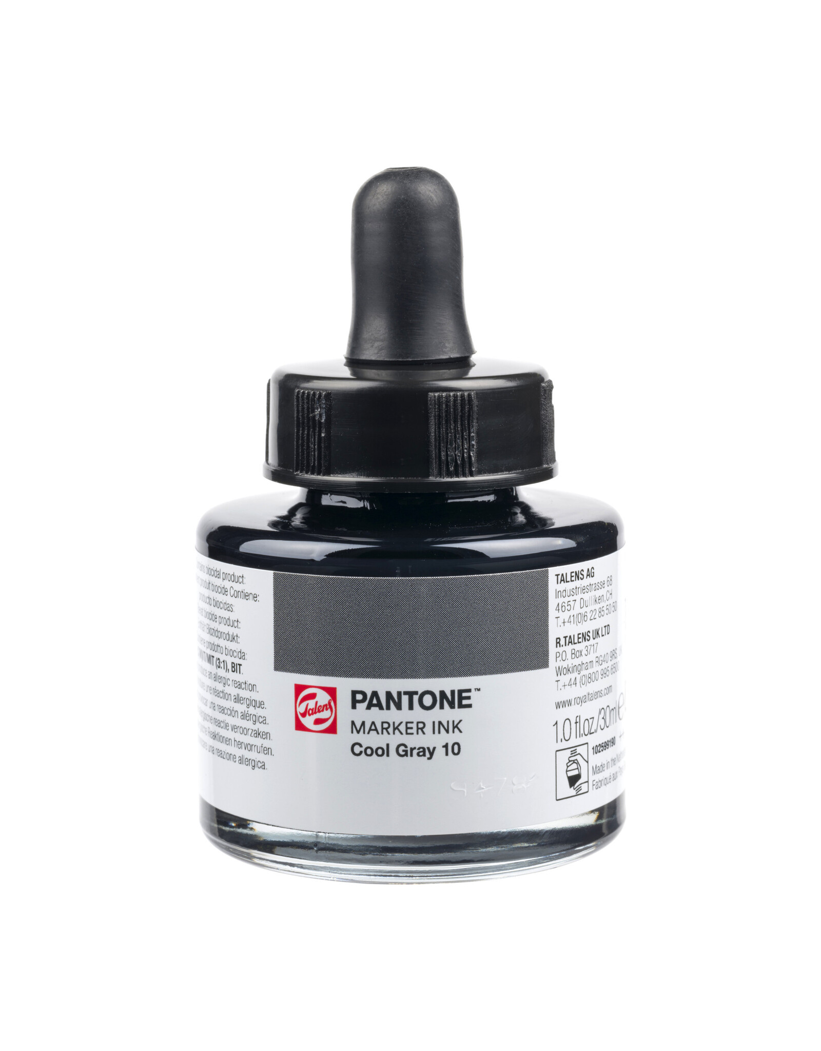 Pantone Talens Pantone Marker Ink Bottle 30ml Cool Gray 10