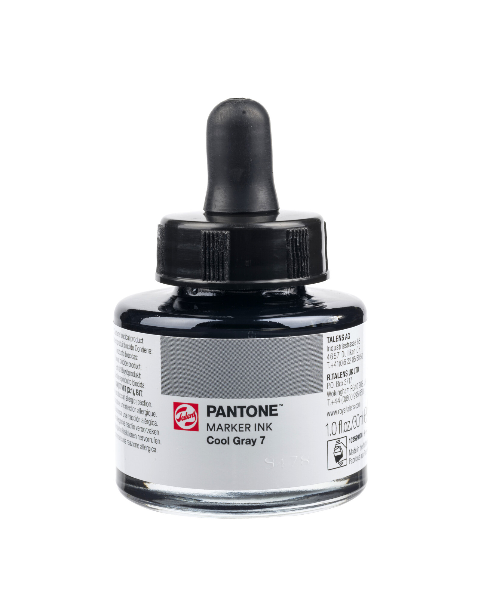 Pantone Talens Pantone Marker Ink Bottle 30ml Cool Gray 7