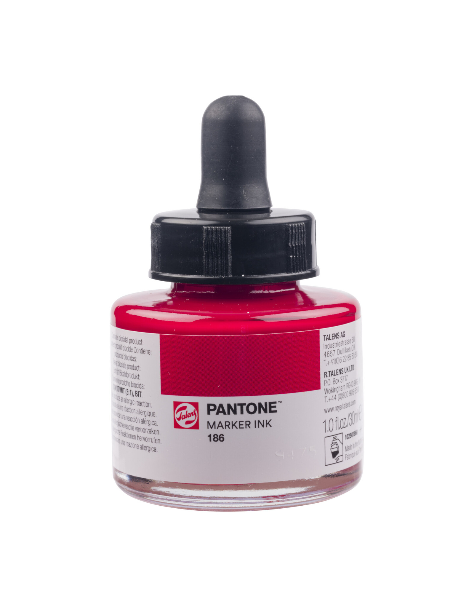 Pantone Talens Pantone Marker Ink Bottle 30ml, 186
