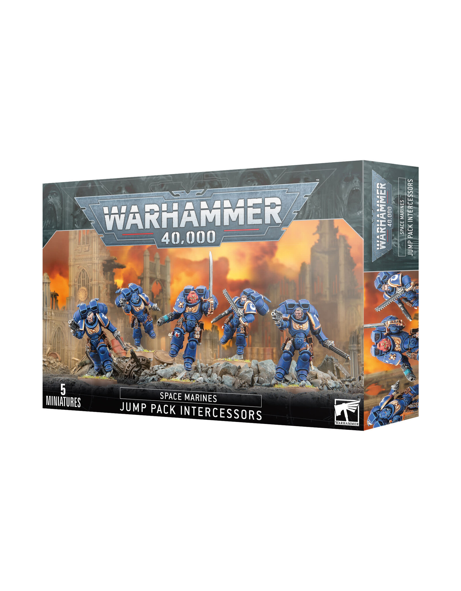 Games Workshop Space Marines Assault Intercessors with Jump Packs