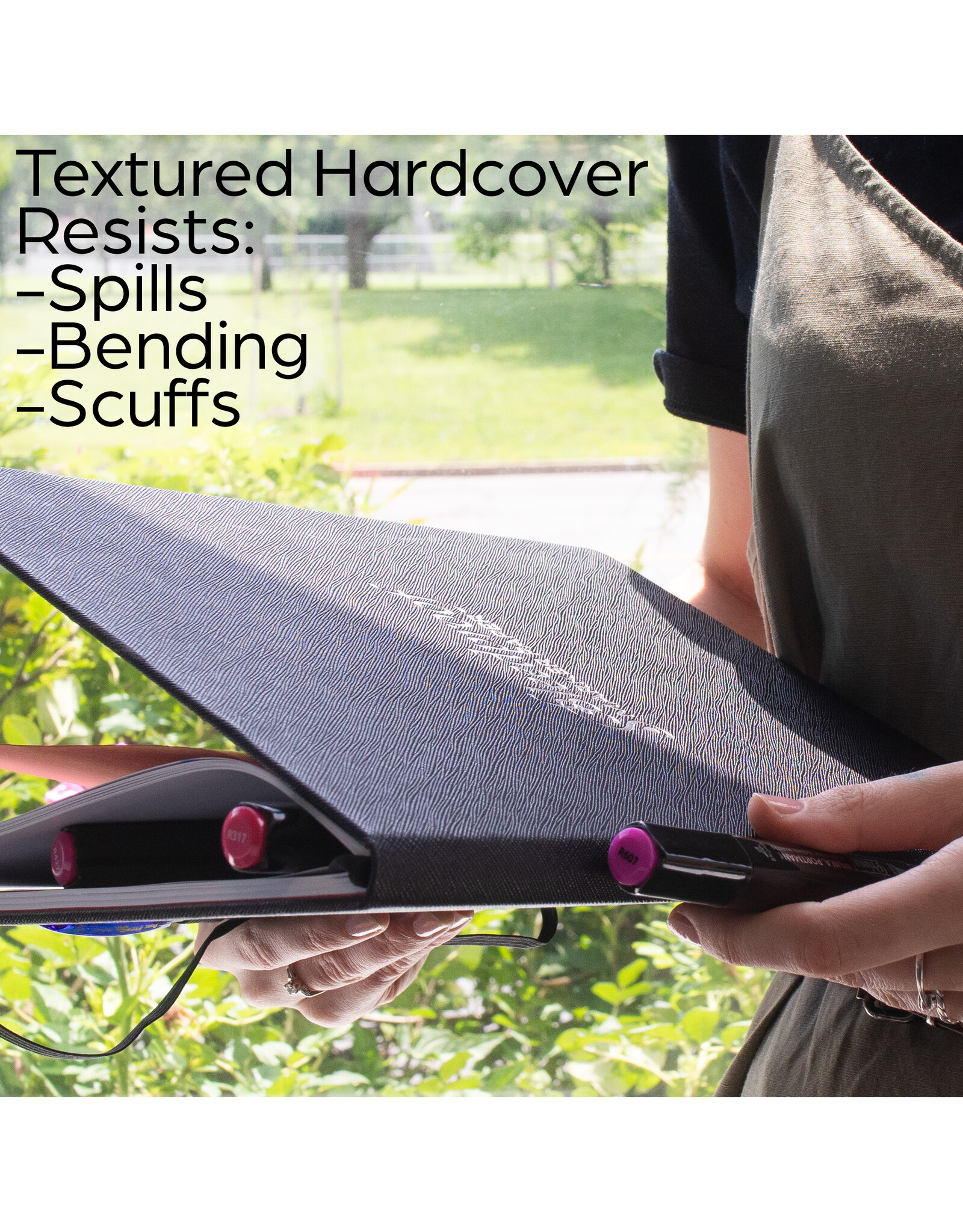 W.A. Portman WA Portman A4 60 Sheets/120 Pages Bleedproof Marker Paper Sketchbook for Drawing – Alcohol Marker Paper Pad with 157 GSM Thick Pages