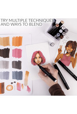 W.A. Portman WA Portman 12pc Prima Au Naturale Professional Dual Tip Alcohol Markers Set - Chisel & Fine Point Multi-Surfaced Alcohol Art Markers Set W.A. Portman WA Portman 12pc Prima Au Naturale Professional Dual Tip Alcohol Markers Set - Chisel & Fine Point Multi-Surfaced Alcohol Art Markers Set