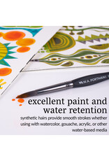 W.A. Portman WA Portman 4pc Round Watercolor Paint Brushes Set #4, #8, #12, #16 - 100% Vegan, Cruelty-Free W.A. Portman WA Portman 4pc Round Watercolor Paint Brushes Set #4, #8, #12, #16 - 100% Vegan, Cruelty-Free