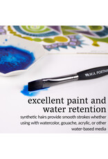 W.A. Portman WA Portman 4pc Flat Paint Brushes Set #4, #8, #12, #16 - 100% Vegan, Cruelty-Free W.A. Portman WA Portman 4pc Flat Paint Brushes Set #4, #8, #12, #16 - 100% Vegan, Cruelty-Free