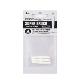 COPIC COPIC Replacement Nibs, Super Brush Set of 3