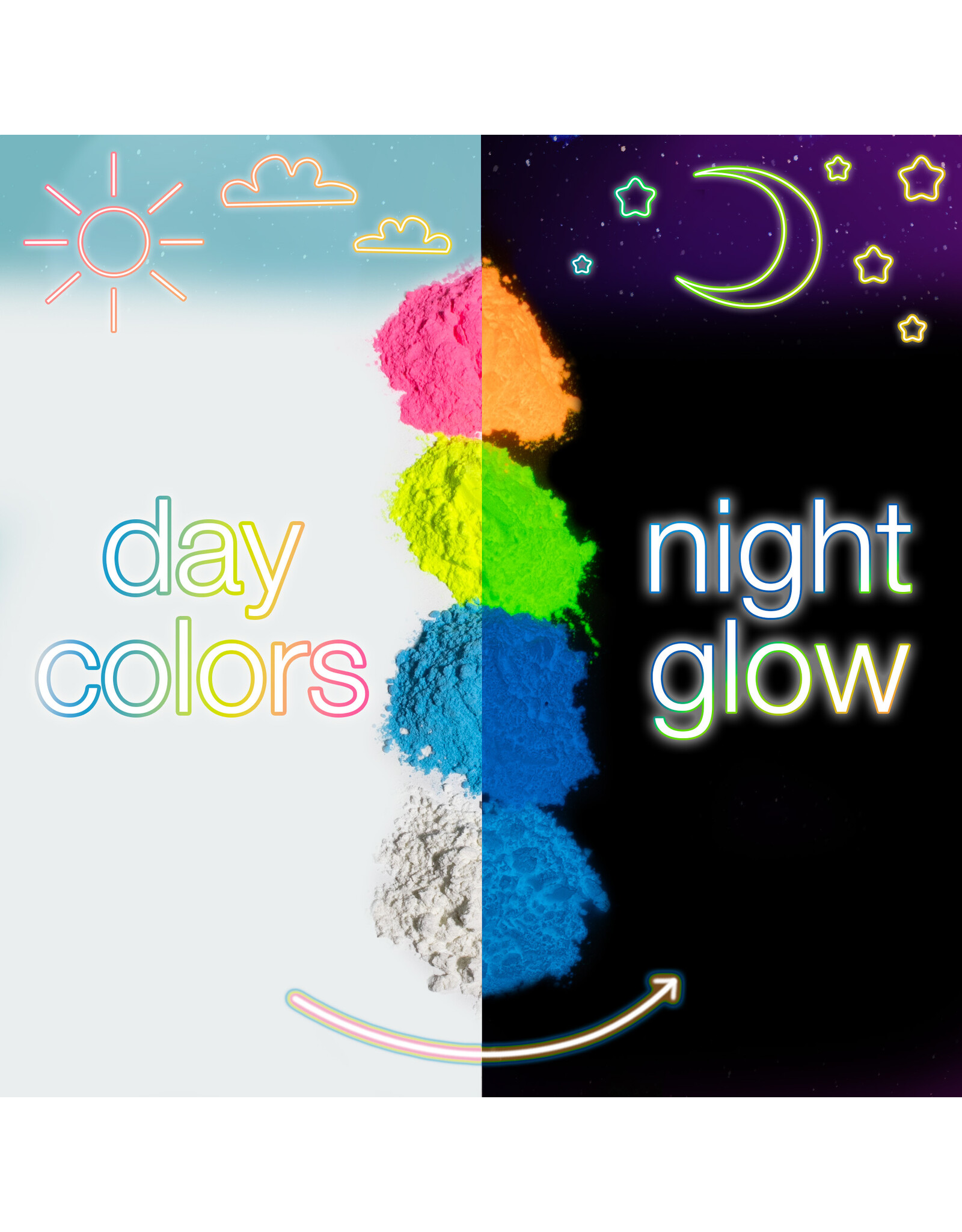 Luminous Glow-in-the-dark Pigment Powder 